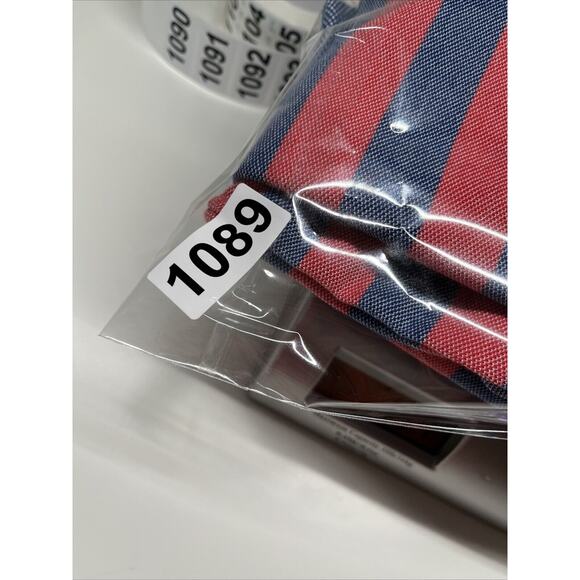 Foundry Polo Shirt 3XL Striped Red Blue Short Sleeve Performance Golf Prep XXXL - Picture 9 of 10